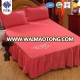 Cotton fitted bed skirt