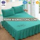 Manufacturer Directly Sales Comfortable  Fitted Ruffled King Bed Skirt Cotton