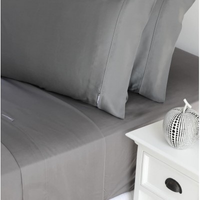 Dark Gray Breathable Cool And Soft Bamboo Bed Sheets Bamboo Sheets wholesale