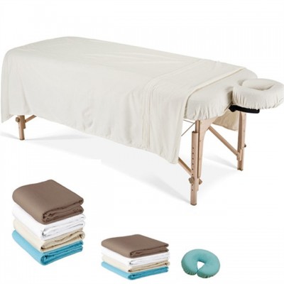 Beauty Salon Spa Pure Microfiber Single Bed Fitted Massage Table Sheet Cover