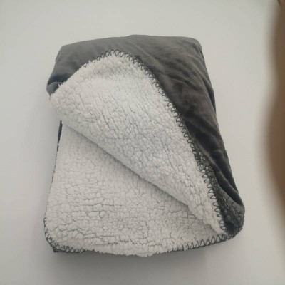 Waterproof Blanket Throw Dark Pet Blanket For Dog Couch Protection Leak Proof Sherpa Fleece Blanket For Bed