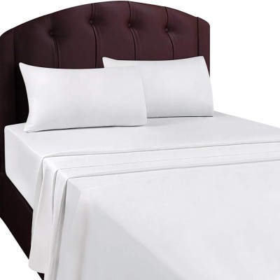 Soft And Breathable White Brushed Microfiber Flat Sheet Hotel/hospital Bed Sheet